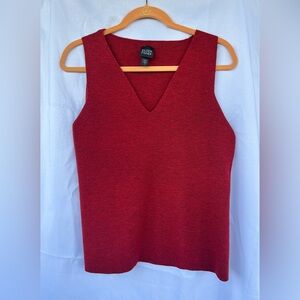 🌟SALE🌟 Eileen Fisher Size Large %100 Wool Red Sweater Tank Top
